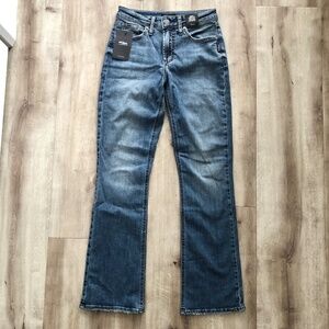 Silver Jeans, Avery, Slim, Bootcut, Curvy Fit, High Rise, Indigo Size 27/31, NEW